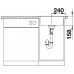 BLANCO DANA 45 Zlewozmywak Stal szczotkowana 525322