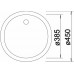 BLANCO RONDO Silgranit PuraDur Czarny 525959