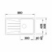 BLANCO SONA 5 S Silgranit PuraDur Czarny odwracalny 525972