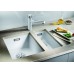 BLANCO SUBLINE 320-U Silgranit PuraDur Czarny, InFino 525983