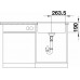 BLANCO SUBLINE 400-U Silgranit PuraDur Czarny, InFino 525990