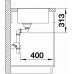 BLANCO SUBLINE 400-U Silgranit PuraDur Czarny, InFino 525990