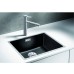 BLANCO SUBLINE 500-IF SteelFrame Silgranit PuraDur Czarny, InFino 525997