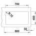 BLANCO Zlewozmywak ROTAN 700-U z korkiem manualnym czarny 526099