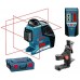 BOSCH GLL 3-80 P + BM1 + LR2 + L-Boxx Laser krzyżowy 060106330A