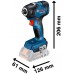 BOSCH GDR 18V-200 Akumulatorowy klucz udarowy, L-Boxx 136 06019J2106