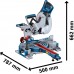 BOSCH GCM 305-254 D PROFESSIONAL Piła ukośnica 0601B49100