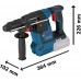 BOSCH GBH 18V-26F PROFESSIONAL Młot udarowo-obrotowy, 2× ProCORE18V 5.5Ah 061191000F