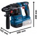 BOSCH GBH 18V-22 PROFESSIONAL Akumulatorowy młotowiertarka SDS Plus 0611924000