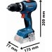 BOSCH PROFESSIONAL GSB 18V-65 + GWS 18V-8 + (2x GBA 4.0Ah +GAL 18V-40 +torba) 0615A5008Z