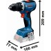 BOSCH PROFESSIONAL 18 V zestaw 2 szt.: GSR + GDR + 2× GBA 5.0 Ah + GAL 18V-40 0615A50090
