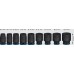 BOSCH Zestaw nasadek PRO Impact Socket Set, 1/4", standardowe, 9 szt. 2608003034