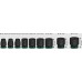 BOSCH Zestaw nasadek PRO Impact Socket Set, 1/2", standardowe, 9 szt. 2608003038