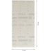 BOSCH Abrasif réticulé EXPERT M480 115 x 230 mm, G 220, 50 pieces 2608900773
