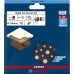 BOSCH Zestaw startowy EXPERT M480 , 125 mm 7 szt., 2x80 / 2x120 / 2x180 2608901202