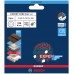 BOSCH Zestaw krążków ściernych EXPERT O780 Foil, 125 mm G80, G120 , G180, 9 ks 2608902407