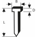 BOSCH Gwóźdź, typ 48, 14x1,8 mm 2609255813