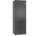 Bosch Serie 4 Lodówka z dolnym zamrażalnikiem wolnostojąca 203 x 70 cm KGN49OCAF