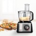 Bosch Food processor MultiTalent 8 1250 W Czarny, Szczotkowana stal MC812M844