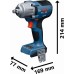 BOSCH GDS18V-450H PROFESSIONAL Akumulatorowe klucze udarowe, 2x5,0Ah, L-BOXX 06019K4203