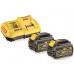 DeWALT DCK2055T2T zestaw 18V/54V (DCG414 + DCD996 + 2 x 6,0Ah + DCB118 + 2 x TSTAK II)