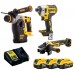 DeWALT DCK305P3T Combo Zestaw DCH273N + DCG405 + DCF887 + DCB115 + (18V/3x5,0Ah) Tstak