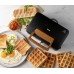 DOMO Opiekacz – Grill – Gofrownica – 3w1 (1100 W), czarny DO9278C