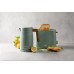 DOMO WOOD YOU Toster na 2 kromki, 1000 W, zielony DO973T