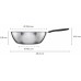 Fiskars Patelnia wok z ceramiczną powierzchnią 28cm 1072313