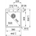 Franke Centro CNG 610-39 TL, zlewozmywak Fragranit+ Czarny mat 114.0626.957