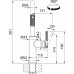 Franke FG 4760.504 MARIS STRIPES Bateria kuchenna, matowa czarna/złota 115.0747.676