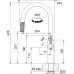 Franke FG 4767.504 MARIS STRIPES Bateria kuchenna, matowa czarna/złota 115.0747.673
