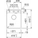Franke Maris MRG 610-37 RTL, 410x510 mm, Zlewozmywak, Fragranit, Onyx 114.0661.776