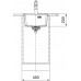 Franke Maris MRG 610-37 RTL, 410x510 mm, Zlewozmywak, Fragranit, Onyx 114.0661.776