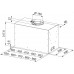Franke Box Flush Evo Basic FBFE BK A70 Okap kuchenny, Czarny mat 305.0728.431