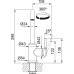 Franke LINA U Bateria kuchenna, Chrom 115.0728.473