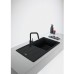 Franke Lina U pull-out Bateria kuchenna, Czarny mat 115.0728.477
