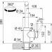 Franke Lina L pull-out Bateria kuchenna, Beżowy 115.0728.489