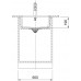 Franke KUBUS KXK 110-51 Zlewozmywak, 545x454 mm, Onyx 126.0738.292