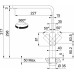 Franke FC 0441 MYTHOS Bateria kuchenna, Czarna stal szlachetna 115.0550.441
