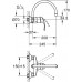 GROHE Eurosmart Jednouchwytowa bateria kuchenna 1/2" 32482002