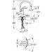 GROHE Eurosmart Jednouchwytowa bateria kuchenna 1" chrom 33202002