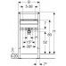 Geberit Duofix Element montażowy do umywalki, 82–98 cm, do baterii stojącej 111.485.00.1