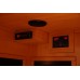DeLuxe Infrasauna 2 osobowa 2200 promienniki węglowe CARBON terapia kolorami DL2200CARBT