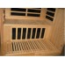 DeLuxe Infrasauna, sauna 2 – osobowa na podczerwień 2200 promienniki węglowe CARBON DL2200