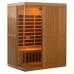 DeLuxe Infrasauna 3 osobowa 3300 CARBON promienniki węglowe, terapia kolorami DL3300CARBT