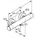 KLUDI Objekta THERM bateria natryskowa z termostatem DN 15 chrom 352000538