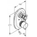 KLUDI ADLON Bateria podtynkowa z termostatem chrom 517200520