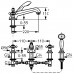 KLUDI ADLON Bateria wannowo-natryskowa 4-otoworwa chrom 515250520