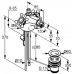 KLUDI ADLON Bateria bidetowa chrom, 512110520